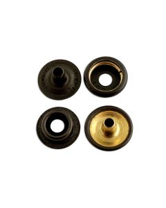 Durable Dot Set 15mm Black 10pc