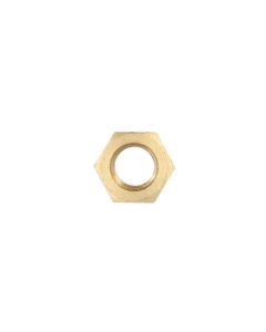 Brass Nut M8 x 1.25 x 13mm Hex 10pc
