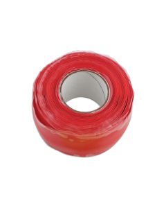 Red Silicone Self Fusing Tape 25mm x 3m 1pc
