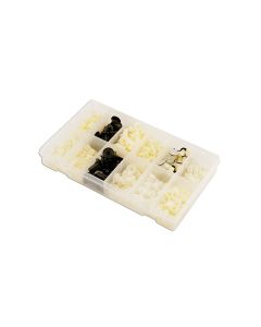 Assorted Plastic Locking Nuts 350pc