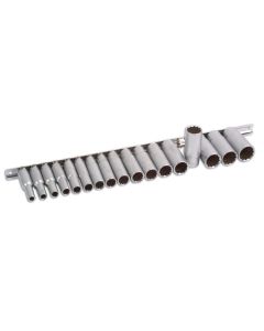 Deep Socket Set 3/8"D 17pc