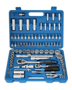 Socket Set 1/4"D, 1/2"D 94pc