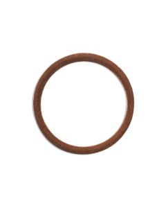 Sump Plug Washer, Copper 18 x 22 x 1.5mm 10pc
