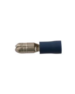 Blue Male Bullet Terminal 5mm 10pc