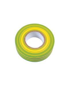 Green & Yellow PVC Insulation Tape 19mm x 20m 10pc