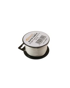 White Single Core Auto Cable 9/0.30 7m
