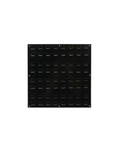 Metal Wall Mountable Louvred Panel - compatible with Storage Bins