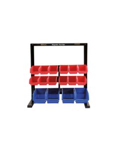 16 Storage Bin System with Magnetic Bar