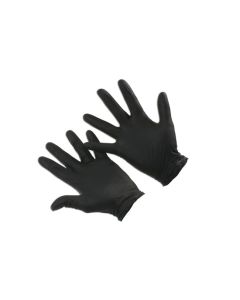 Grippaz XXLarge Black Nitrile Gloves 50pc