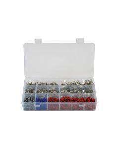 Assorted Non-Insulated Terminals/Seals - compatible with VW Group 1200pc