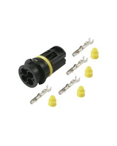 4 Pin Electrical Oxygen Sensor Connector Kit To Suit Mercedes-Benz & BMW 18pc