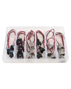 Assorted Delphi & Denso Injector Connector Kit 18pc