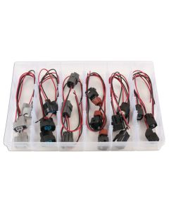 Assorted Injector Connector Kit, Japanese Vehicles 18pc