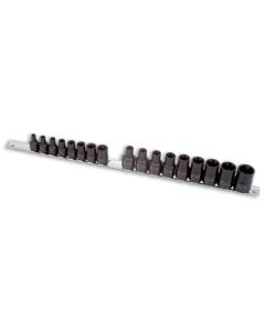 Impact Star Socket Set 3/8"D, 1/2"D 17pc