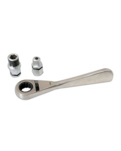 Go Thru Ratchet with Bit & Socket Adaptor 1/4"D