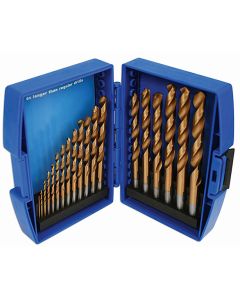 Titanium Coated Drill Set 19pc
