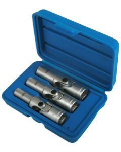 Glow Plug Socket Set 3/8"D 3pc