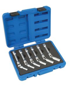 Glow Plug Socket Set - Extra Long 3/8"D 6pc