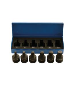 Impact Spline Socket Bit Set 1/2"D 6pc