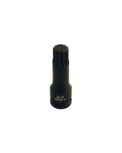 Spline Socket Bit 1/2"D M18