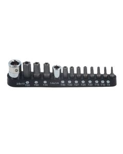 Tamperproof Star Bit Set 13pc