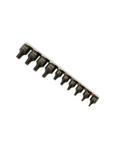 Low Profile Star Socket Bit Set 1/4"D, 3/8"D 10pc
