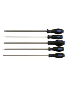 Extra Long Spline Screwdriver Set 5pc