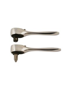 Micro Ratchet Set 1/4"D 2pc