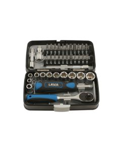 Socket & Bit Set 1/4"D 38pc