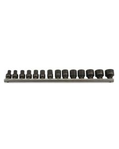 Impact Socket Set 1/4"D 14pc