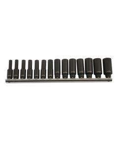 Deep Impact Socket Set 1/4"D 14pc