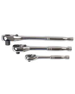 Standard Ratchet Set 1/4"D, 3/8"D, 1/2"D 3pc