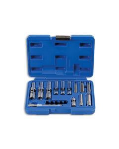Specialist Thin Wall Glow Plug Socket Set 1/4"D, 3/8"D 18pc
