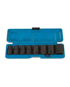 Impact Socket Set 1/2"D 8pc