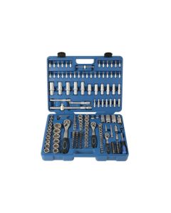 Socket Set 1/4"D, 3/8"D, 1/2"D 171pc