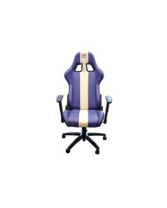 Laser Tools Racing Chair - Blue & White Stripe