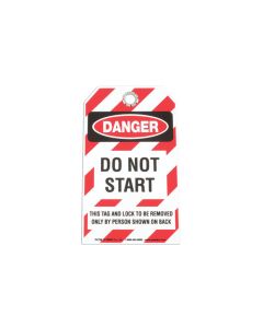 Safety Tag - DO NOT START