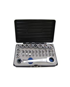 Socket and Bit Set 1/4"D 31pc