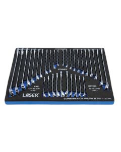 AF/Metric Combination Spanner Set 32pc