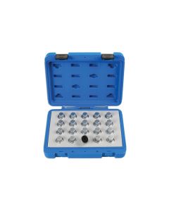 Locking Wheel Nut Key Set 20pc - compatible with Vauxhall, Opel