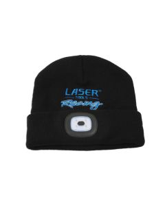 Laser Tools Racing Beanie Hat with Rechargeable Lamp