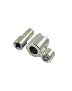 Front Strut Top Nut Wrench/Holding Tool 2pc - compatible with Volvo