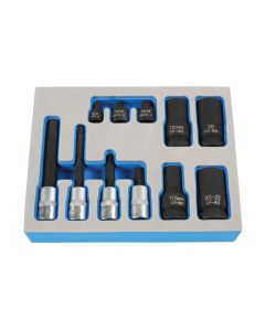 Brake Caliper Socket & Bit Set 11pc - compatible with German Vehicles