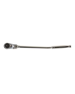 Low Profile Flexi-Head Ratchet with Cranked Handle 3/8"D