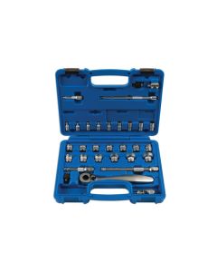 Low Profile/Dual Drive Socket Set 31pc