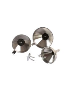 Stainless Steel Funnel Set 3pc