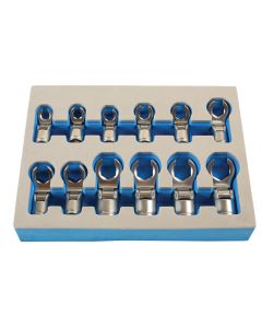 Flexible Crows Foot Wrench Set 3/8"D 12pc