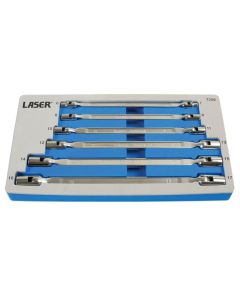 Flexible Socket Spanner Set 6pc