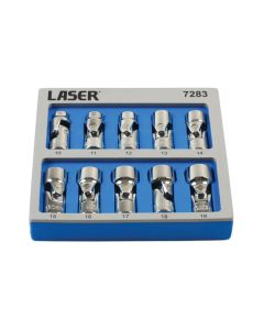 Universal Joint Socket Set 3/8"D 10pc