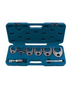 Crows Foot Wrench Set 1/2"D, 3/4"D 8pc